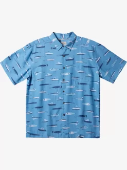 Mens Quiksilver Shirts & Polos | Waterman Drag Week Technical Short Sleeve Shirt