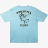 Mens Quiksilver Tees | Waterman Fish On T-Shirt