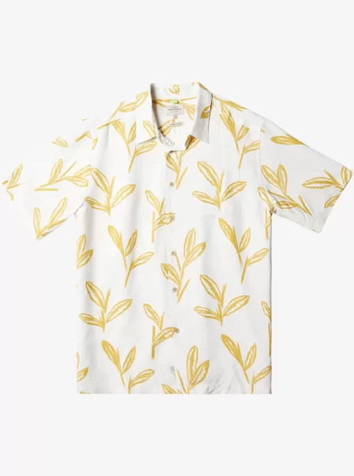 Mens Quiksilver Shirts & Polos | Waterman Ginger Stalks Short Sleeve Shirt