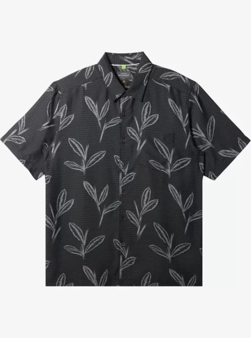 Mens Quiksilver Shirts & Polos | Waterman Ginger Stalks Short Sleeve Shirt