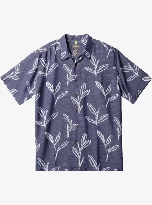 Mens Quiksilver Shirts & Polos | Waterman Ginger Stalks Short Sleeve Shirt