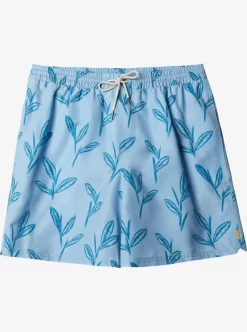 Mens Quiksilver Elastic Waist | Waterman Ginger Stalks Volleys