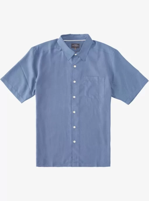 Mens Quiksilver Shirts & Polos | Waterman Kings Cliff Short Sleeve Shirt