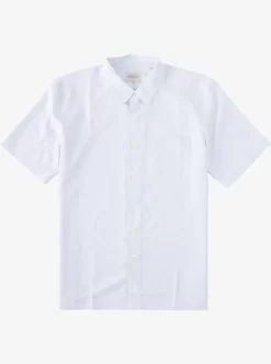 Mens Quiksilver Shirts & Polos | Waterman Kings Cliff Short Sleeve Shirt