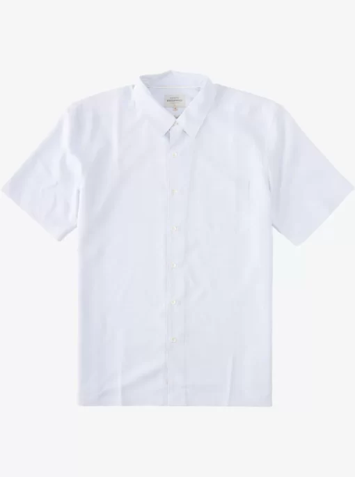 Mens Quiksilver Shirts & Polos | Waterman Kings Cliff Short Sleeve Shirt