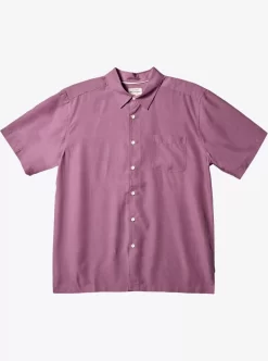 Mens Quiksilver Shirts & Polos | Waterman Kings Cliff Short Sleeve Shirt