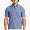 Mens Quiksilver Shirts & Polos | Waterman Kings Cliff Short Sleeve Shirt