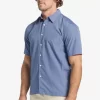 Mens Quiksilver Shirts & Polos | Waterman Kings Cliff Short Sleeve Shirt