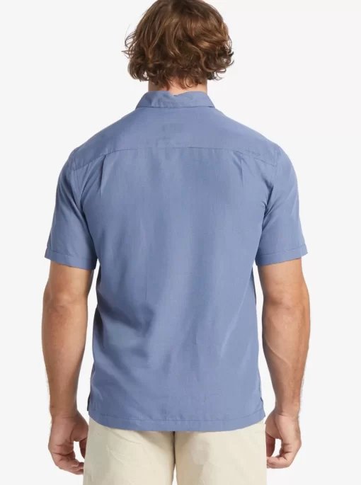 Mens Quiksilver Shirts & Polos | Waterman Kings Cliff Short Sleeve Shirt