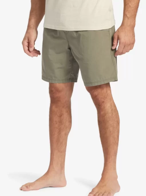 Mens Quiksilver Shorts | Waterman Last Light Elastic Waist 19" Shorts