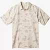 Mens Quiksilver Shirts & Polos | Waterman Line Spinner Short Sleeve Shirt