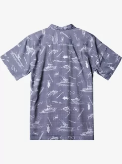 Mens Quiksilver Shirts & Polos | Waterman Line Spinner Short Sleeve Shirt