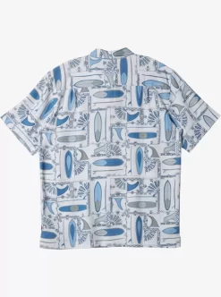 Mens Quiksilver Shirts & Polos | Waterman Long Boards Woven Shirt