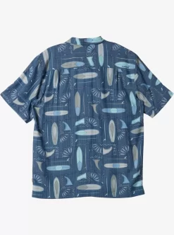 Mens Quiksilver Shirts & Polos | Waterman Long Boards Woven Shirt