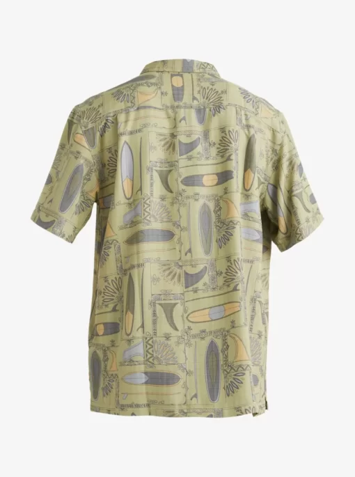 Mens Quiksilver Shirts & Polos | Waterman Long Boards Woven Shirt