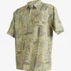 Mens Quiksilver Shirts & Polos | Waterman Long Boards Woven Shirt