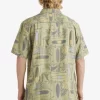 Mens Quiksilver Shirts & Polos | Waterman Long Boards Woven Shirt