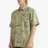 Mens Quiksilver Shirts & Polos | Waterman Long Boards Woven Shirt