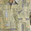 Mens Quiksilver Shirts & Polos | Waterman Long Boards Woven Shirt