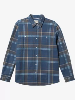 Mens Quiksilver Shirts & Polos | Waterman Lower Ridge Flannel Long Sleeve Top