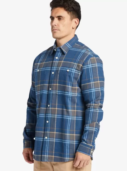 Mens Quiksilver Shirts & Polos | Waterman Lower Ridge Flannel Long Sleeve Top