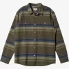 Mens Quiksilver Shirts & Polos | Waterman Lowest Tide Flannel Long Sleeve Top