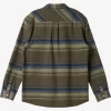 Mens Quiksilver Shirts & Polos | Waterman Lowest Tide Flannel Long Sleeve Top