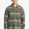 Mens Quiksilver Shirts & Polos | Waterman Lowest Tide Flannel Long Sleeve Top