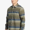 Mens Quiksilver Shirts & Polos | Waterman Lowest Tide Flannel Long Sleeve Top