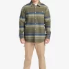 Mens Quiksilver Shirts & Polos | Waterman Lowest Tide Flannel Long Sleeve Top