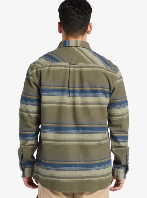 Mens Quiksilver Shirts & Polos | Waterman Lowest Tide Flannel Long Sleeve Top