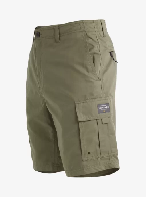 Mens Quiksilver Shorts | Waterman Maldive Atoll Cargo 20" Shorts