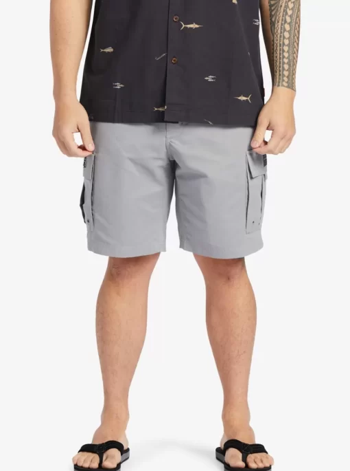 Mens Quiksilver Shorts | Waterman Maldive Atoll Cargo 20" Shorts