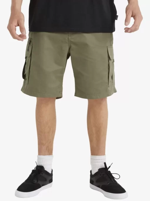 Mens Quiksilver Shorts | Waterman Maldive Atoll Cargo 20" Shorts