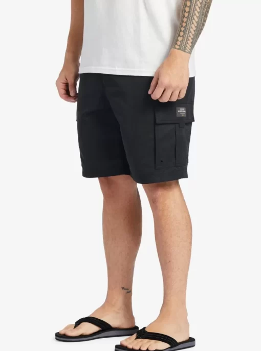 Mens Quiksilver Shorts | Waterman Maldive Atoll Cargo 20" Shorts