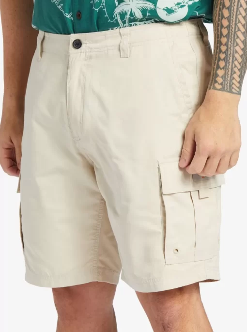 Mens Quiksilver Shorts | Waterman Maldive Atoll Cargo 20" Shorts