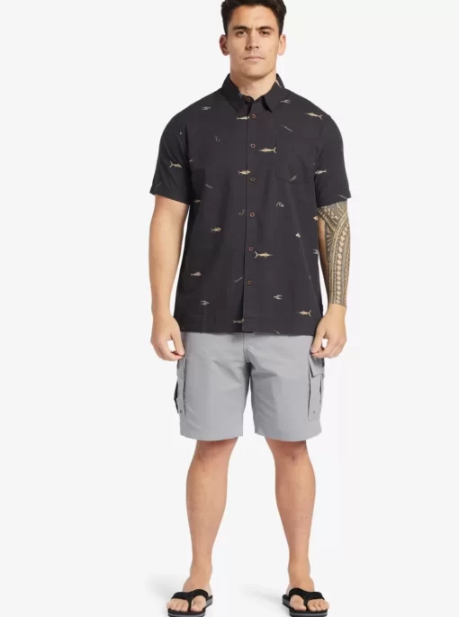 Mens Quiksilver Shorts | Waterman Maldive Atoll Cargo 20" Shorts