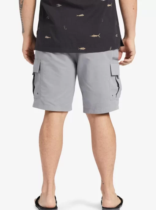 Mens Quiksilver Shorts | Waterman Maldive Atoll Cargo 20" Shorts