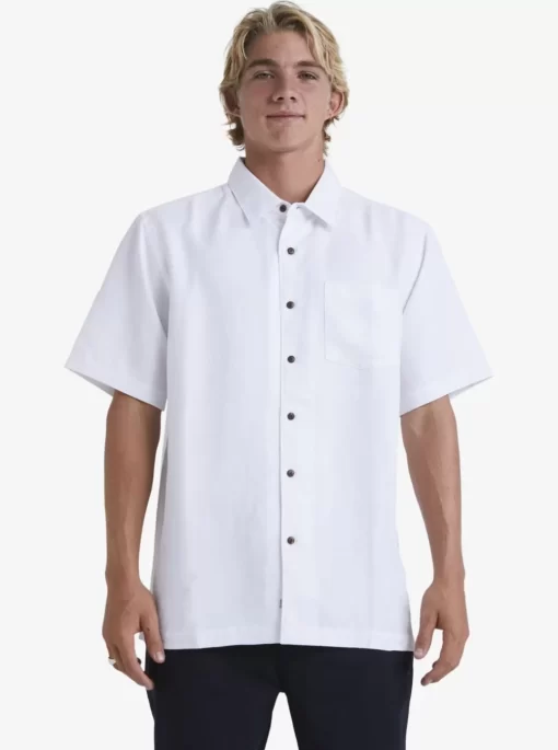 Mens Quiksilver Shirts & Polos | Waterman Manele Bay Short Sleeve Shirt