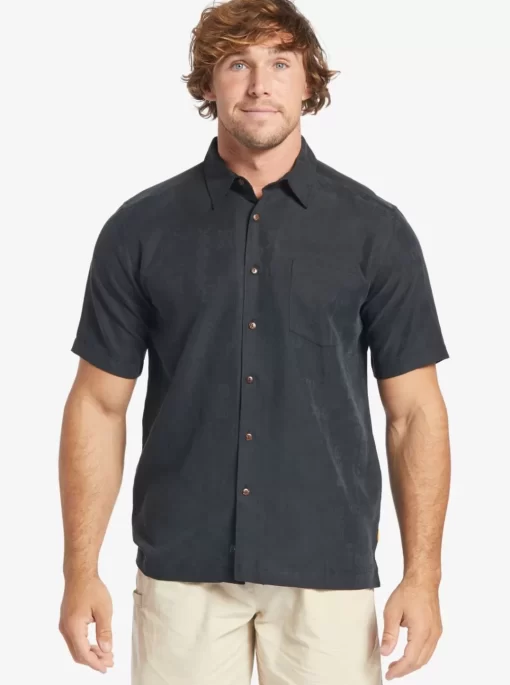 Mens Quiksilver Shirts & Polos | Waterman Manele Bay Short Sleeve Shirt