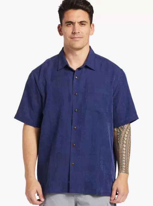 Mens Quiksilver Shirts & Polos | Waterman Manele Bay Short Sleeve Shirt