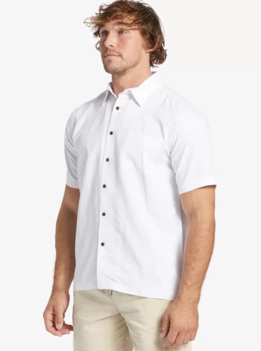 Mens Quiksilver Shirts & Polos | Waterman Manele Bay Short Sleeve Shirt