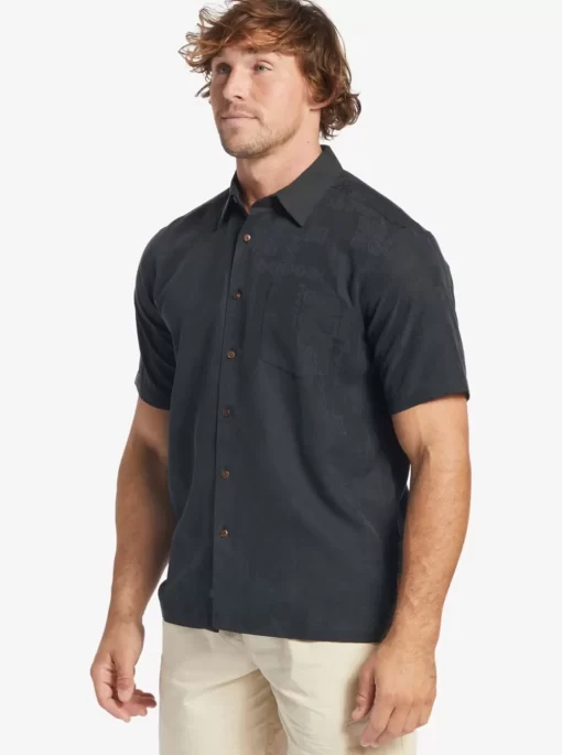 Mens Quiksilver Shirts & Polos | Waterman Manele Bay Short Sleeve Shirt