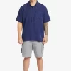 Mens Quiksilver Shirts & Polos | Waterman Manele Bay Short Sleeve Shirt