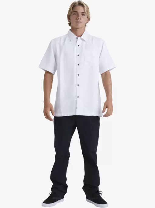 Mens Quiksilver Shirts & Polos | Waterman Manele Bay Short Sleeve Shirt