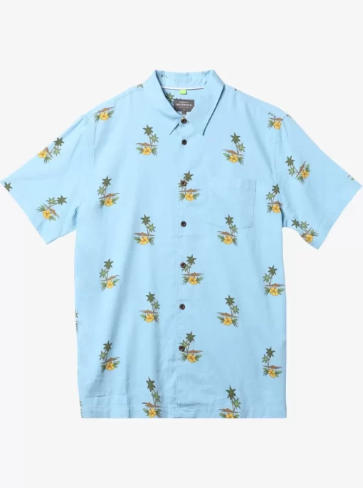 Mens Quiksilver Shirts & Polos | Waterman Micronesia Woven Shirt