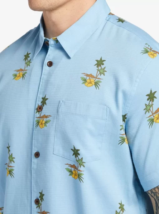 Mens Quiksilver Shirts & Polos | Waterman Micronesia Woven Shirt