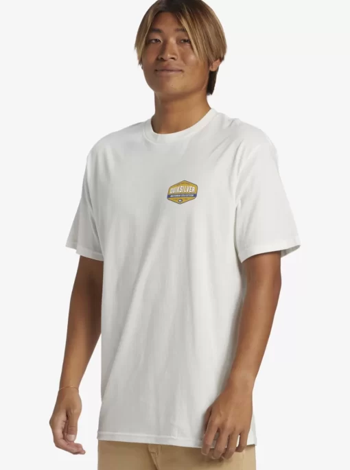 Mens Quiksilver Tees | Waterman Morning Session T-Shirt