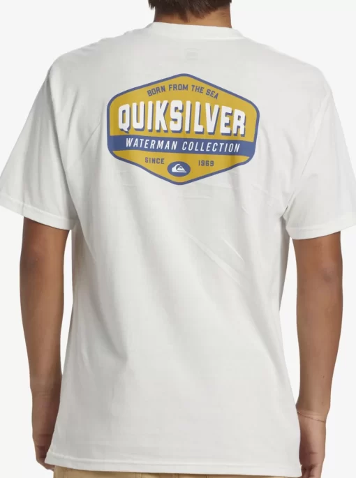 Mens Quiksilver Tees | Waterman Morning Session T-Shirt