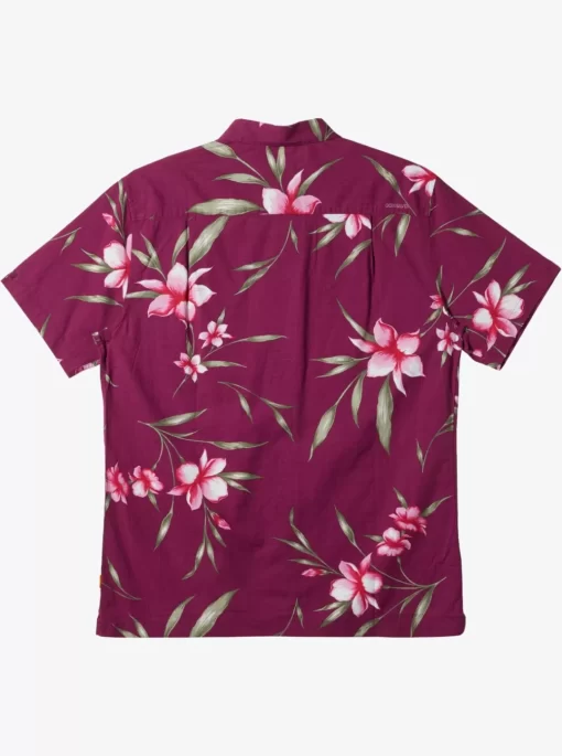 Mens Quiksilver Shirts & Polos | Waterman Night Bloomer Woven Shirt